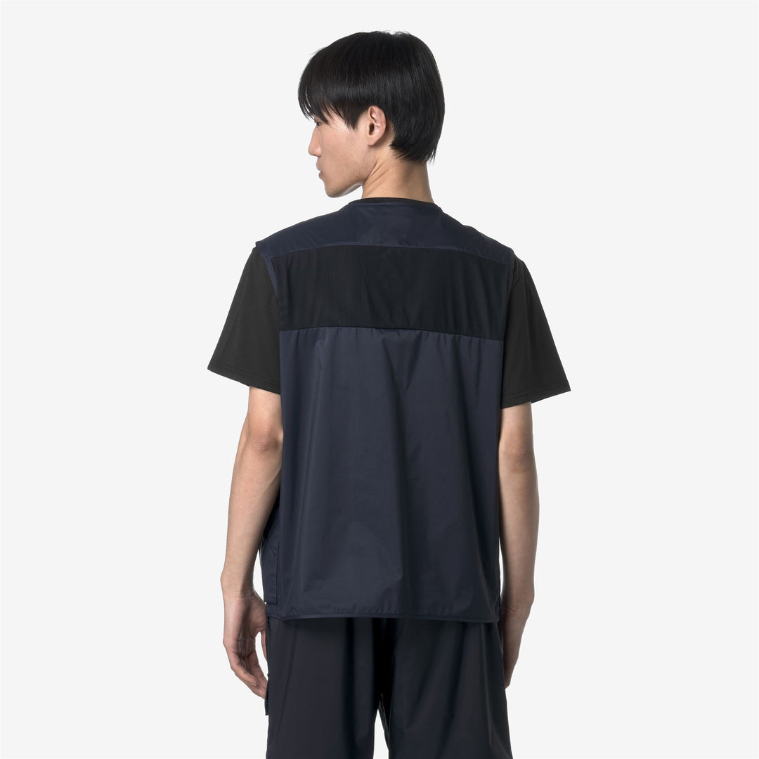 Blue Unisex Outdoor Hiking Vest with Breathable Waterproof Fabric main