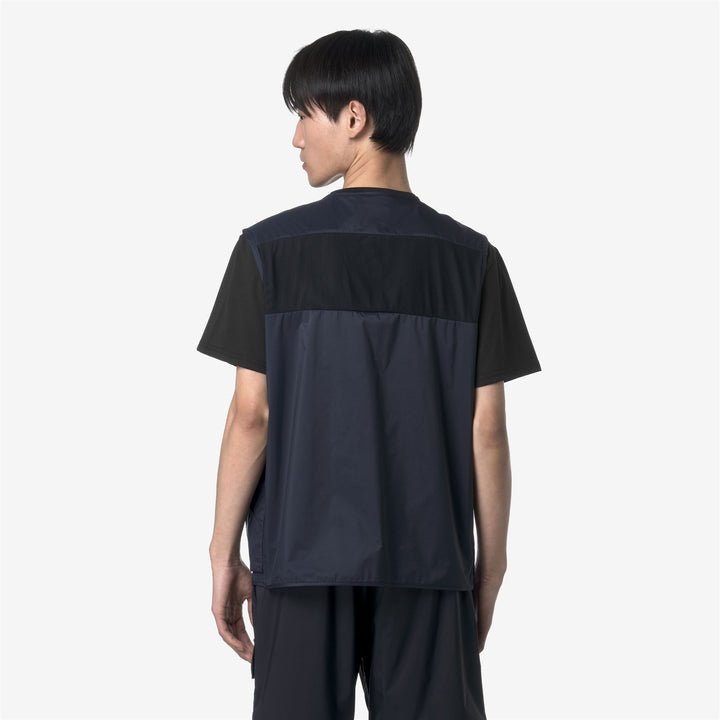 Blue Unisex Outdoor Hiking Vest with Breathable Waterproof Fabric 5