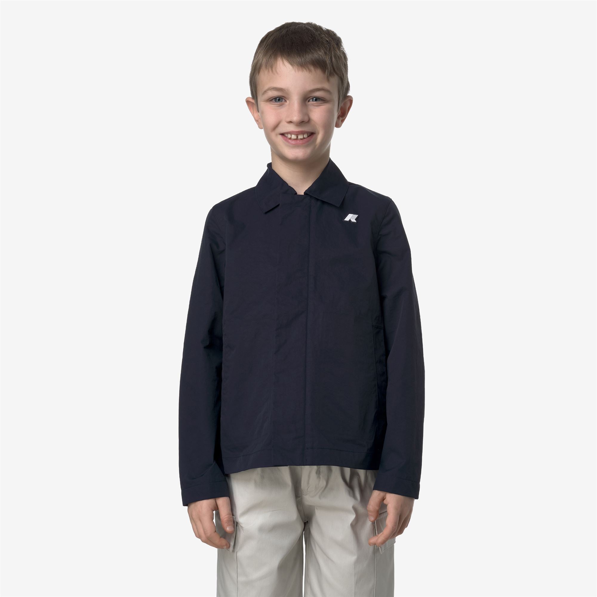 Jackets_BOY_P. BROEN COTTON NYLON_Mid_Blue Depth - Commercial 4
