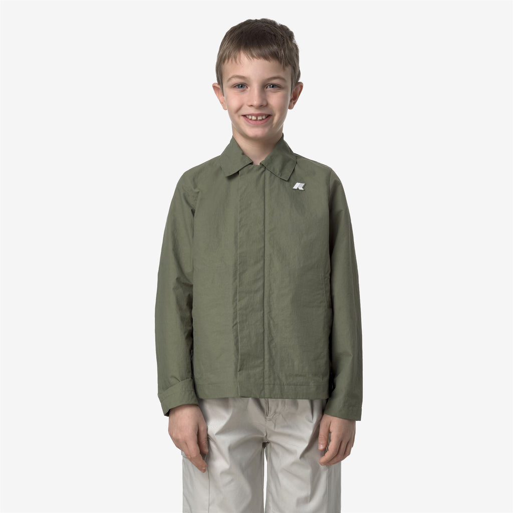 Jackets_BOY_P. BROEN COTTON NYLON_Mid_Green Lichen - Commercial 4