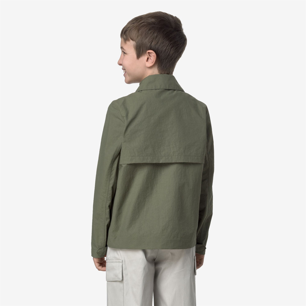 Jackets_BOY_P. BROEN COTTON NYLON_Mid_Green Lichen - Commercial 6