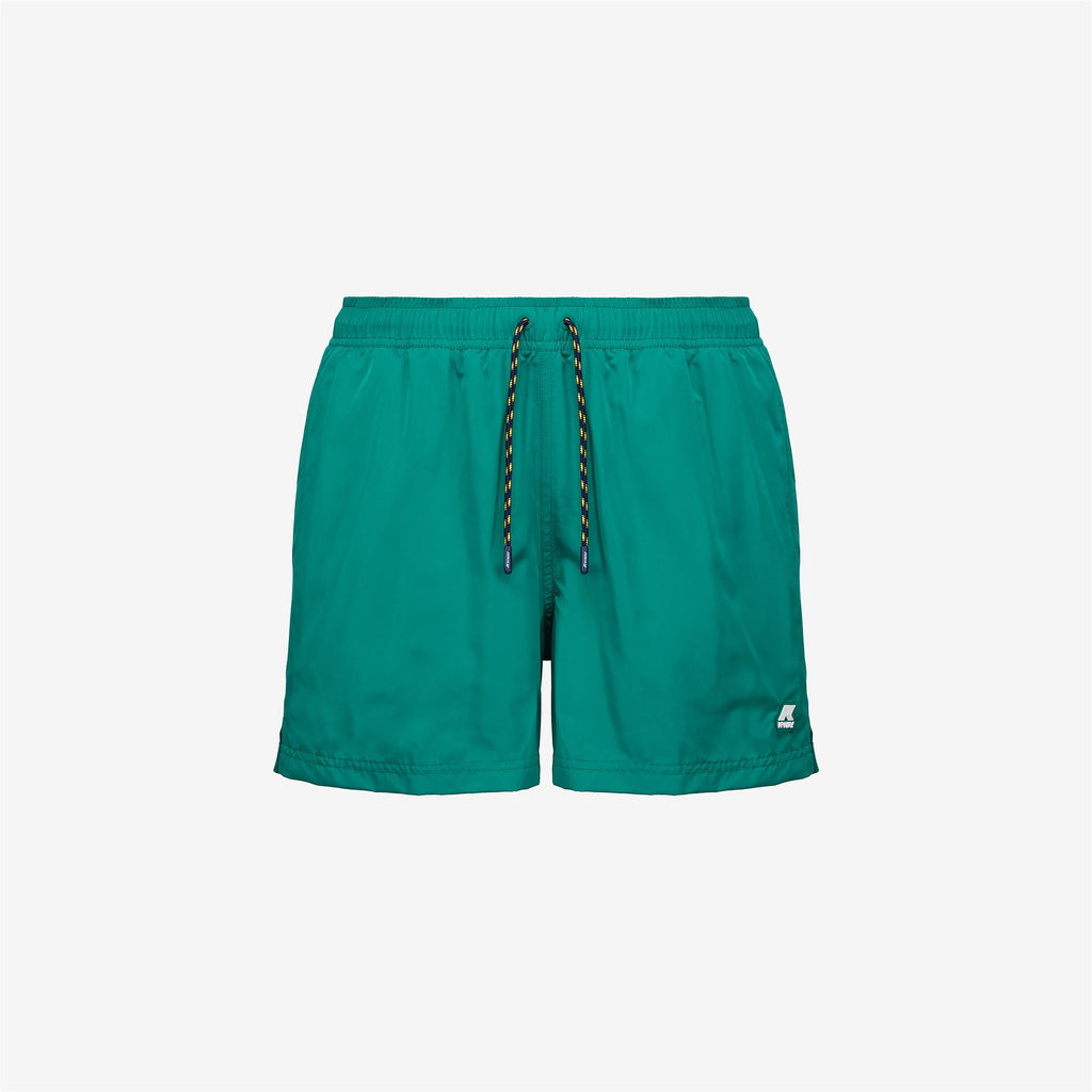 Bathing Suits_MAN_Hazel_Swimming Trunks_Green - Commercial 1