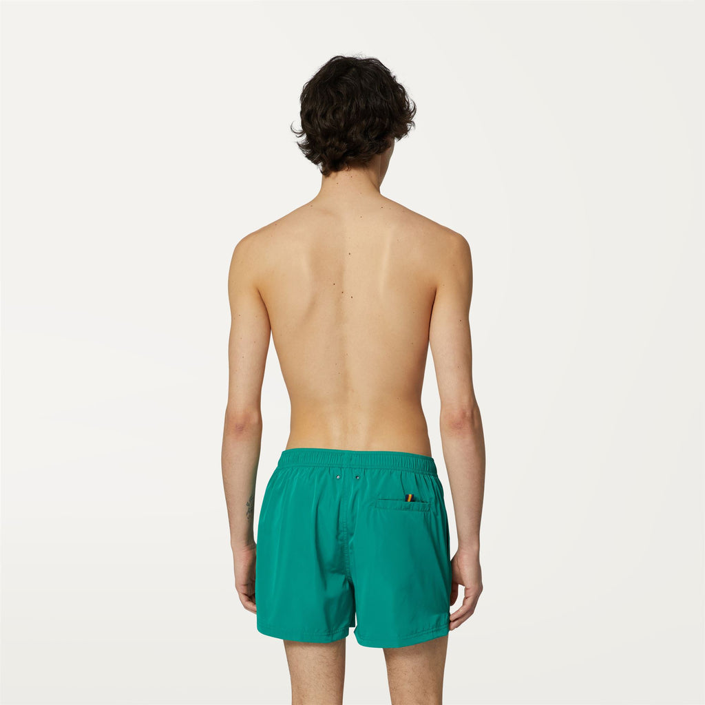 Bathing Suits_MAN_Hazel_Swimming Trunks_Green - Commercial 6