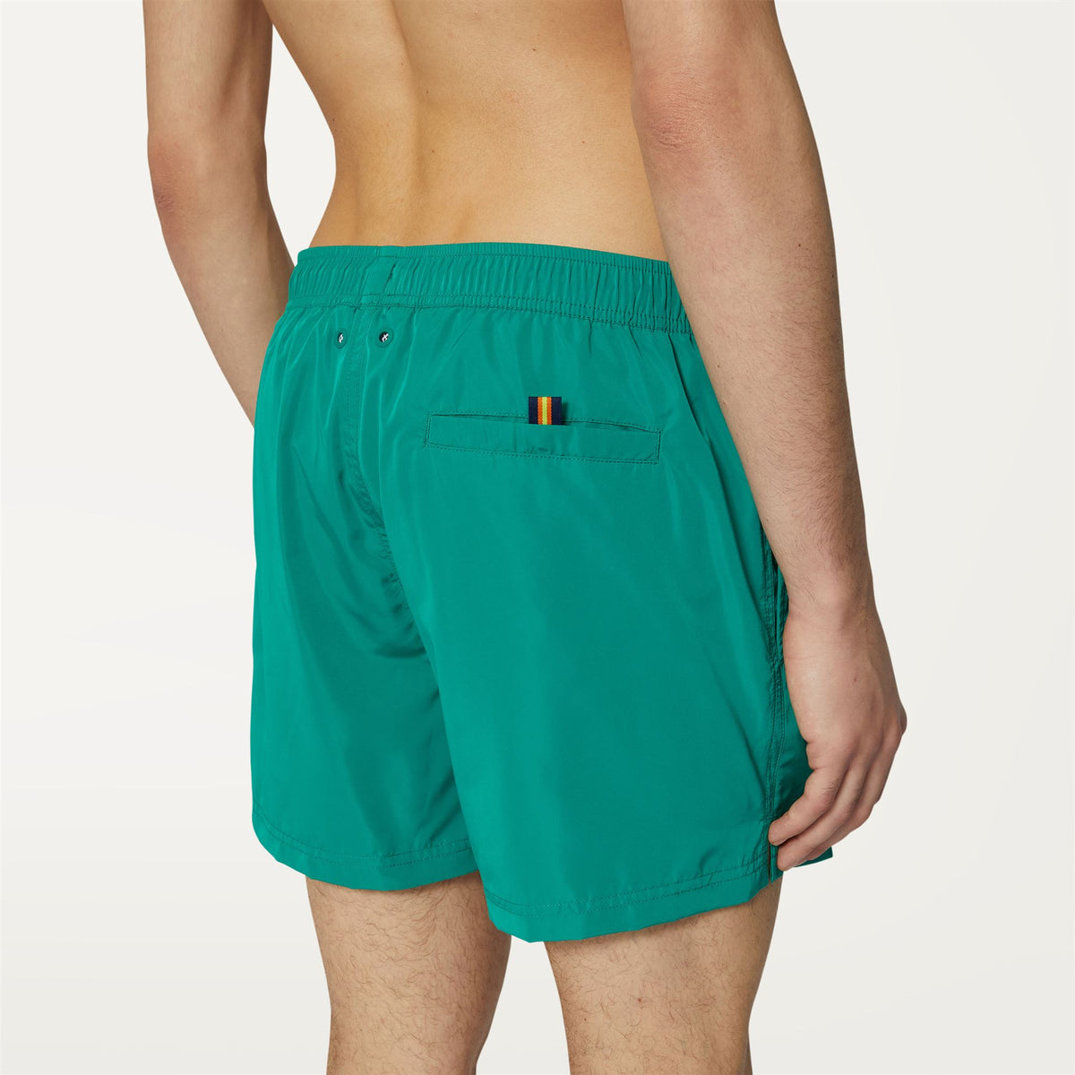 Bathing Suits_MAN_Hazel_Swimming Trunks_Green - Commercial 7