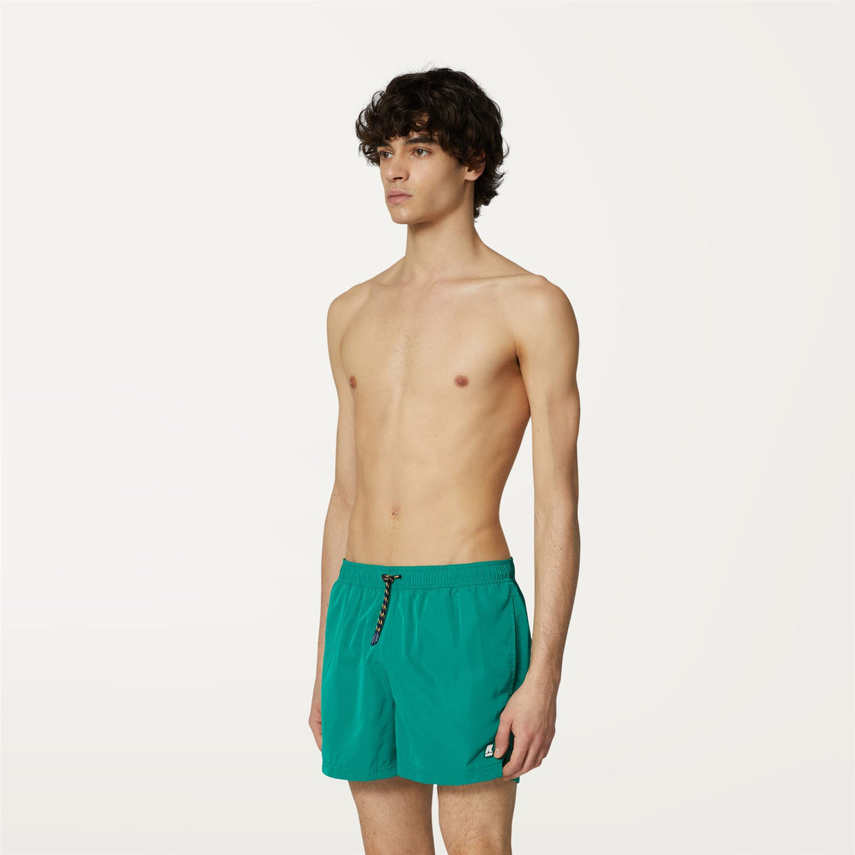 Bathing Suits_MAN_Hazel_Swimming Trunks_Green - Commercial 5