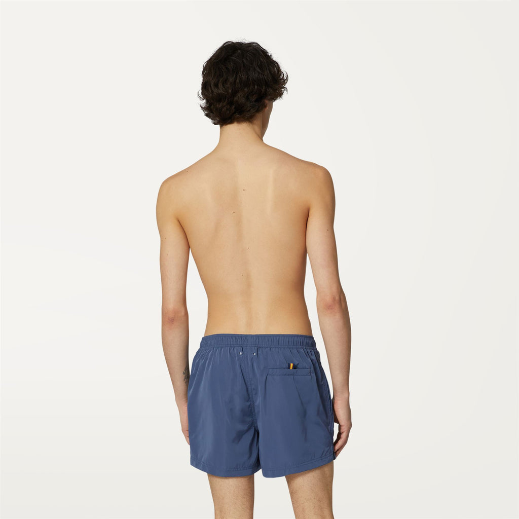 Bathing Suits_MAN_Hazel_Swimming Trunks_Blue Indigo - Commercial 6