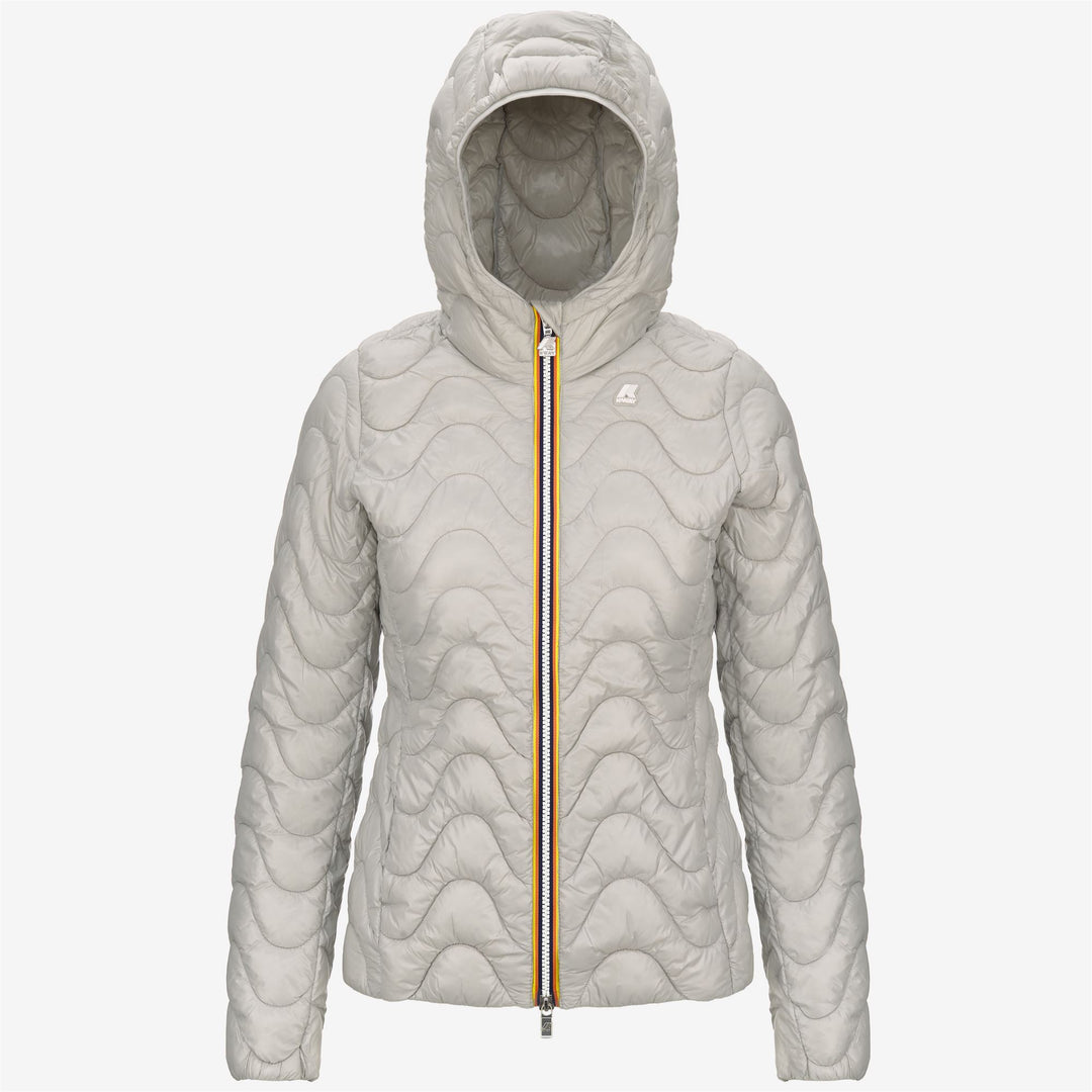 Jackets Woman LILY QUILTED WARM Short BEIGE LT Photo (jpg Rgb)			