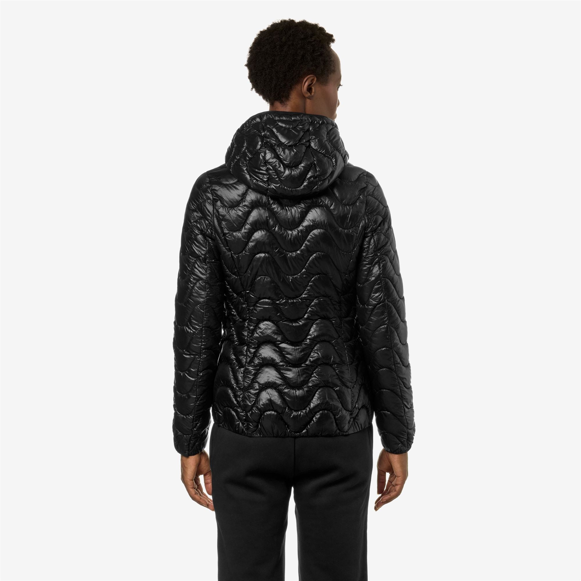Jackets_WOMAN_LILY QUILTED WARM_Short_Black Pure - Commercial 6
