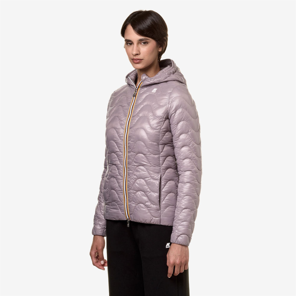 Jackets_Woman_LILY QUILTED WARM_Short_Violet Dusty - Commercial 5
