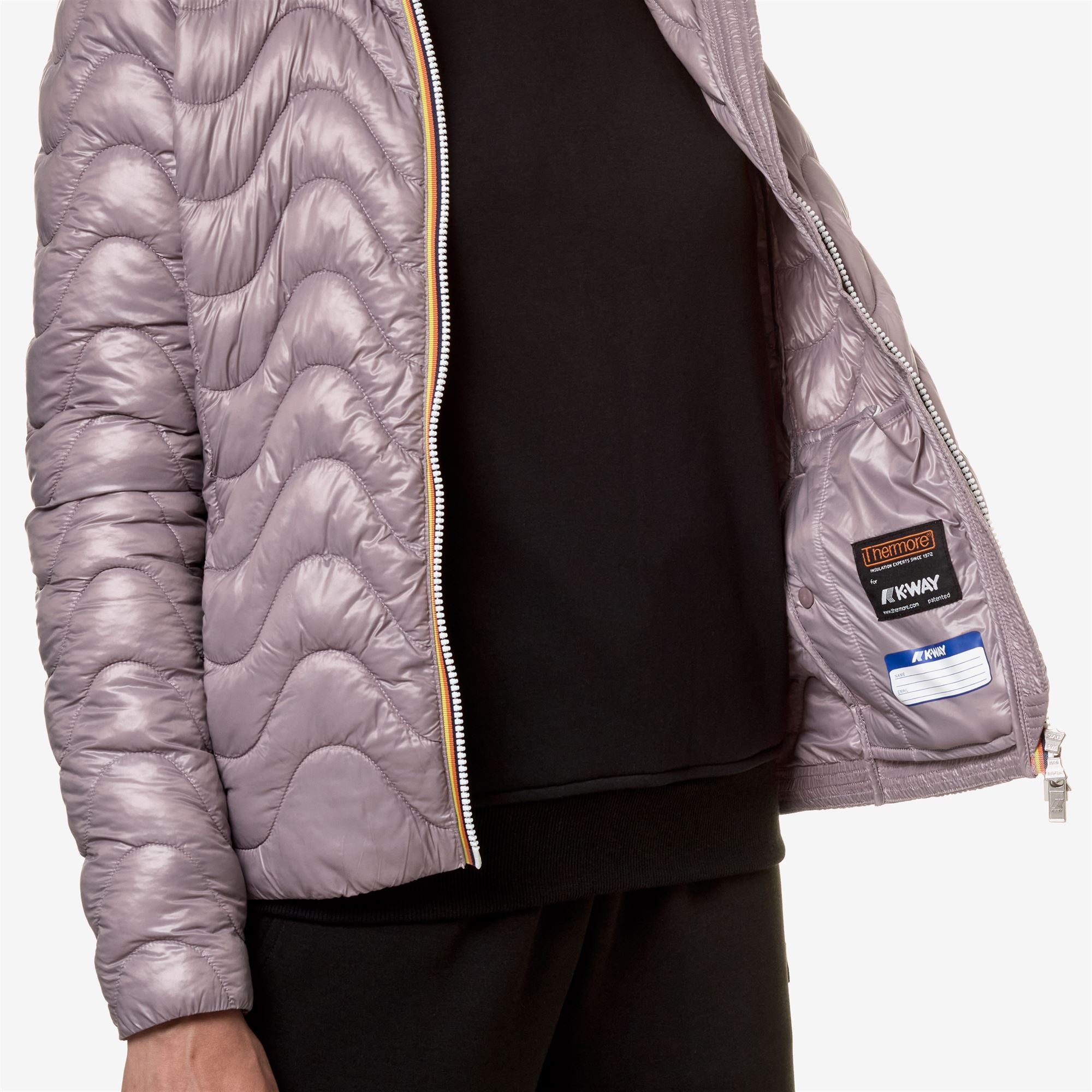 Jackets_Woman_LILY QUILTED WARM_Short_Violet Dusty - Commercial 7