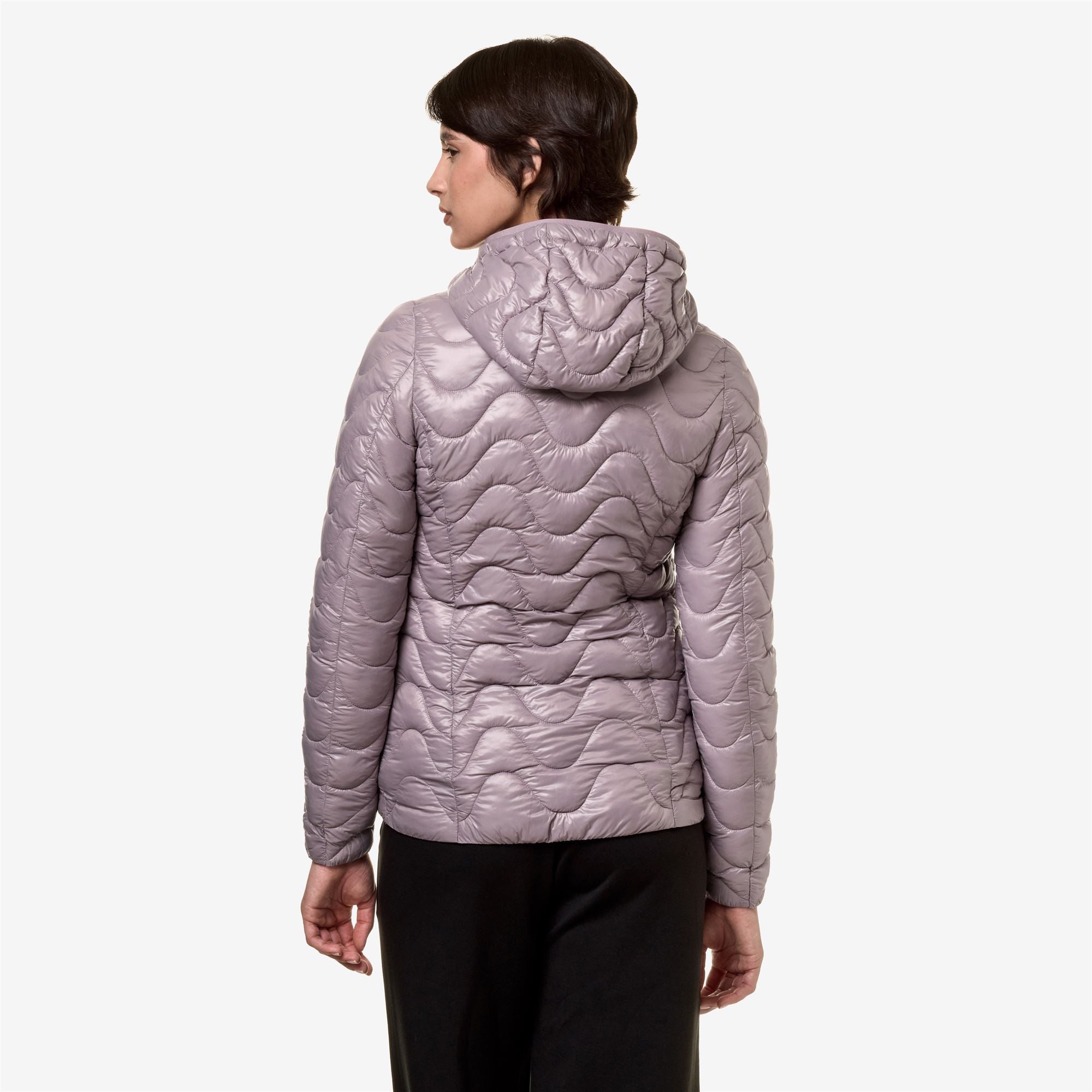 Jackets_Woman_LILY QUILTED WARM_Short_Violet Dusty - Commercial 6