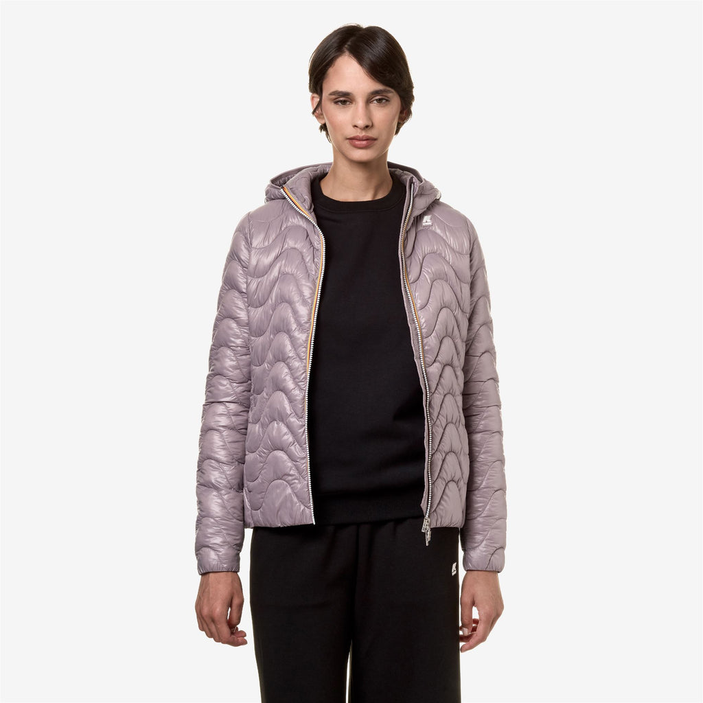 Jackets_Woman_LILY QUILTED WARM_Short_Violet Dusty - Commercial 4