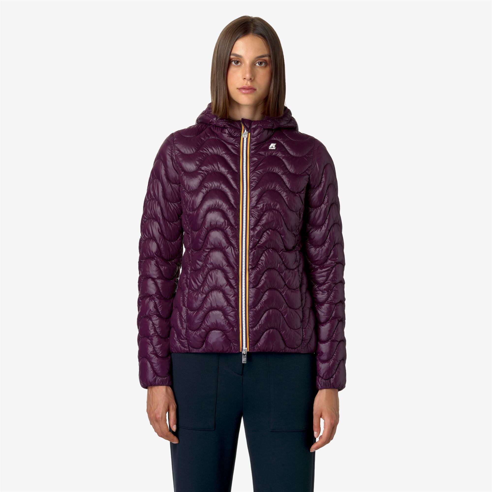 Jackets Woman LILY QUILTED WARM Short VIOLET DK PURPLE