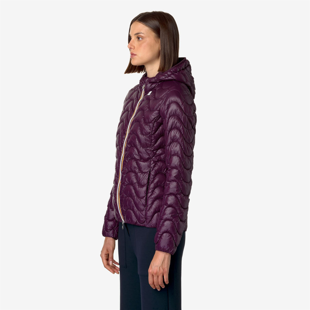 Jackets_WOMAN_LILY QUILTED WARM_Short_Violet Dk Purple - Commercial 5