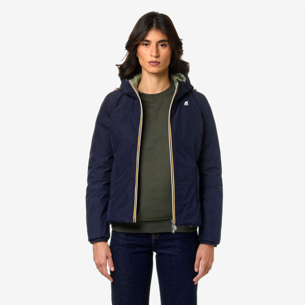 Jackets_Woman_LILY ST THERMO DOUBLE_Short_Blue D-Green S - Commercial 4