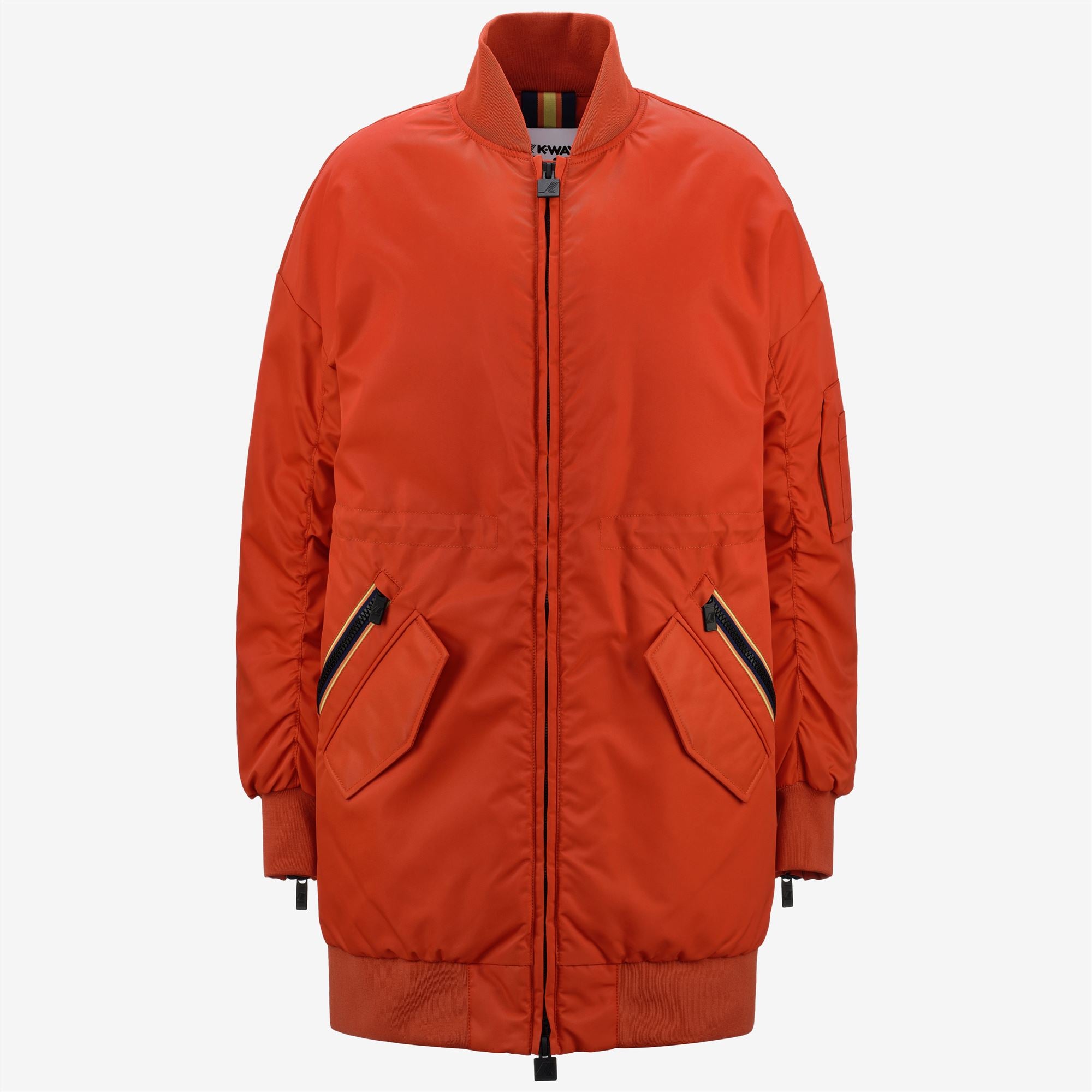 Jackets_Woman_LONW THERMO SHINY TWILL_3/4 Length_Orange Pumpkin - Commercial 1