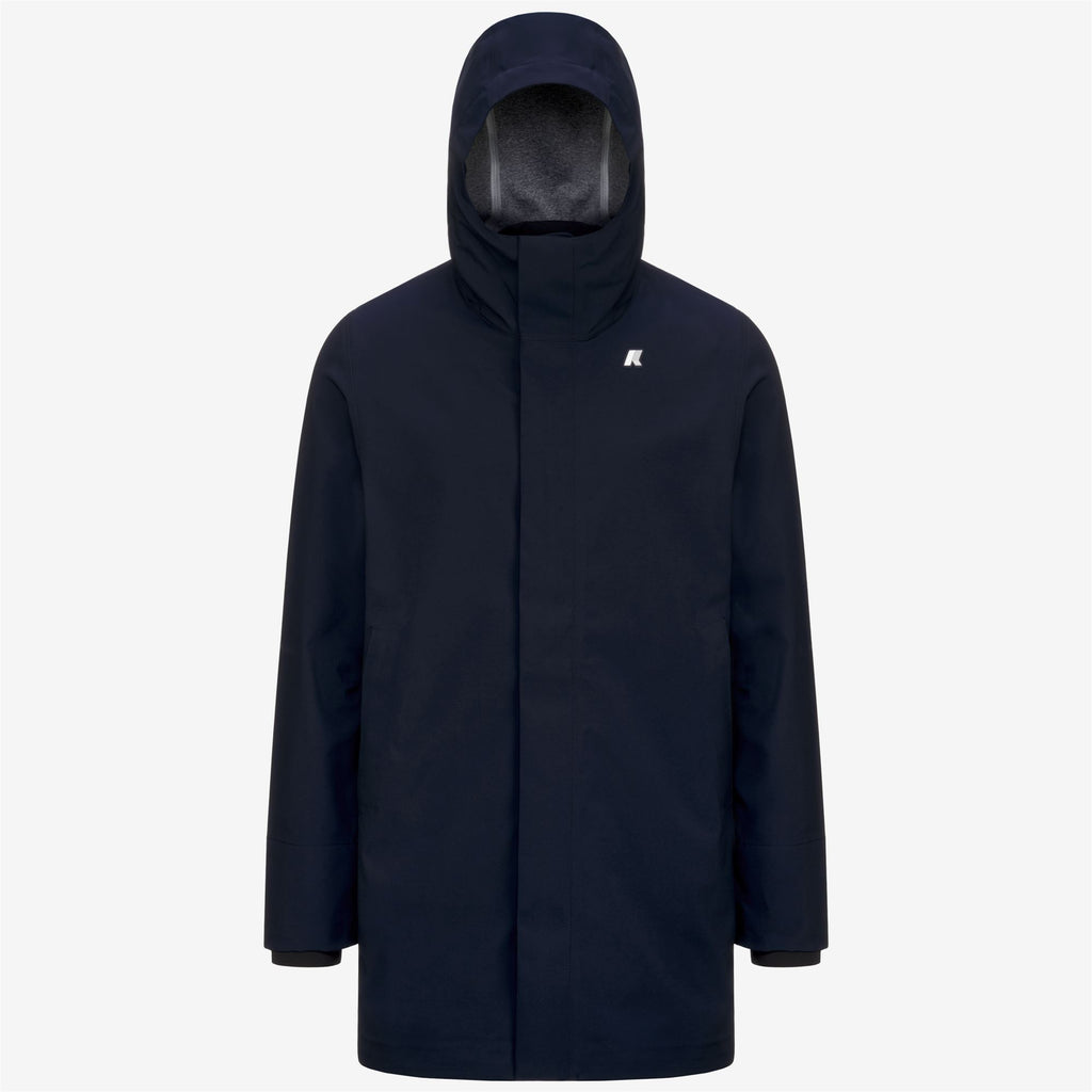 Jackets_MAN_TOMMY BONDED JERSEY_3/4 Length_Blue Depth - Commercial 1
