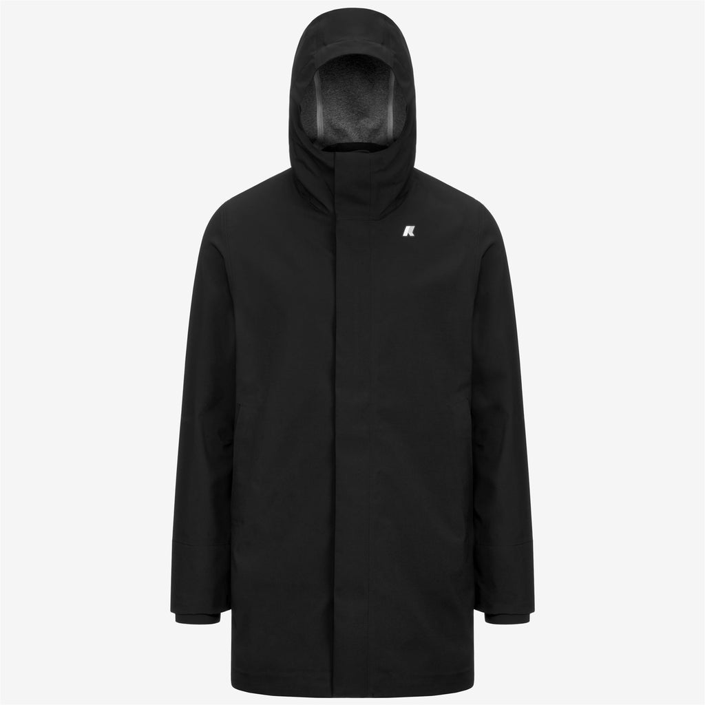 Jackets_MAN_TOMMY BONDED JERSEY_3/4 Length_Black Pure - Commercial 1