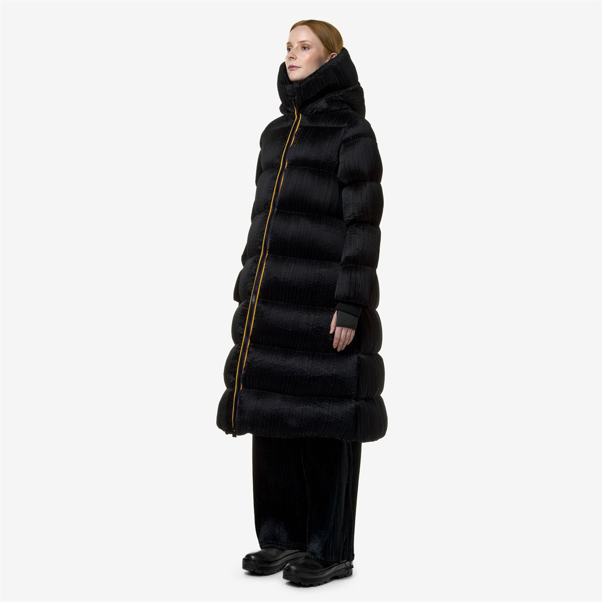 Jackets_Woman_ORLEN PLISSE THERMO HEAVY_Long_Black Pirate - Commercial 5