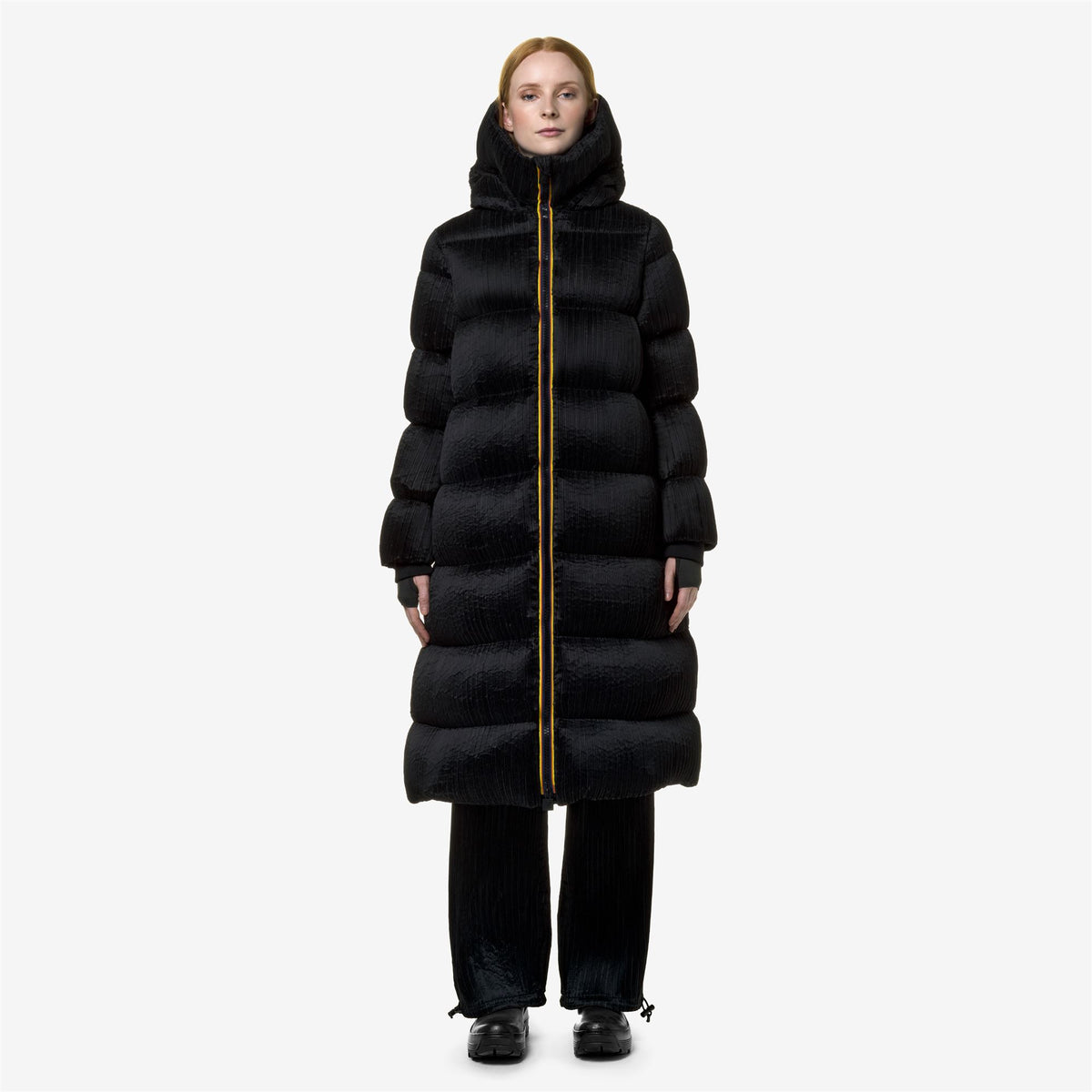 Jackets_Woman_ORLEN PLISSE THERMO HEAVY_Long_Black Pirate - Commercial 4