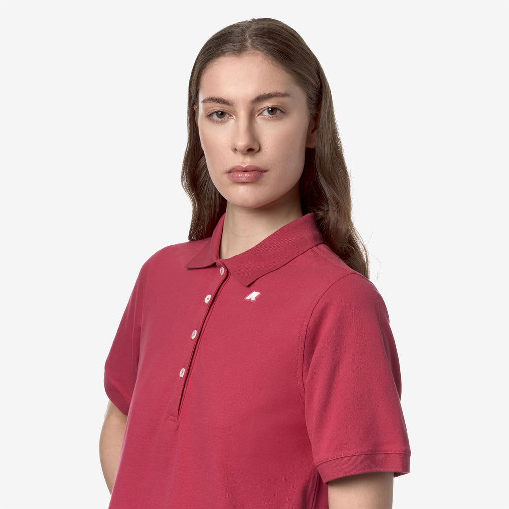 Polo Shirts_Woman_LISELLE_Polo_DK PINK - Commercial 7