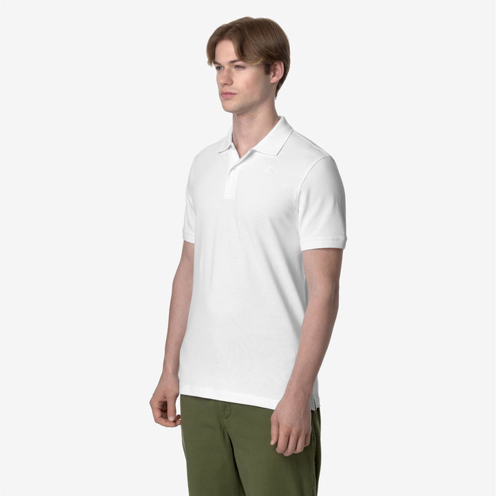 Polo Shirts Man AMEDEE PIQUE Polo WHITE Detail (jpg Rgb)			