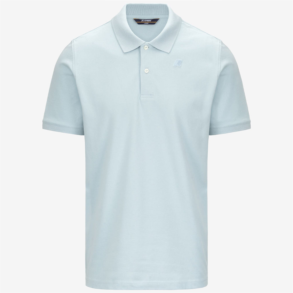 Polo Shirts_MAN_AMEDEE PIQUE_Polo_Blue Baby - Commercial 1