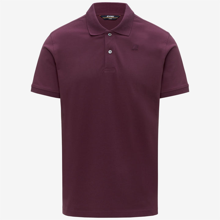 AMEDEE PIQUE SLIM - Polo Shirts - Polo - Man - VIOLET MAUVE WINE 1
