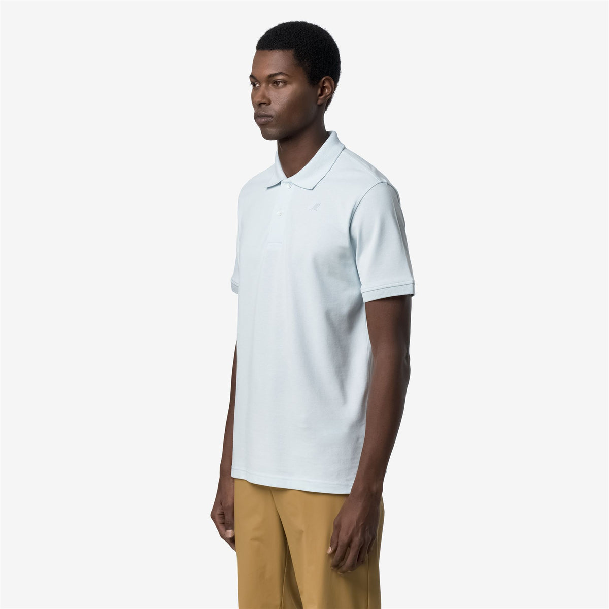 Polo Shirts_Man_AMEDEE SLIM PIQUE_Polo_Blue Ballad - Commercial 5