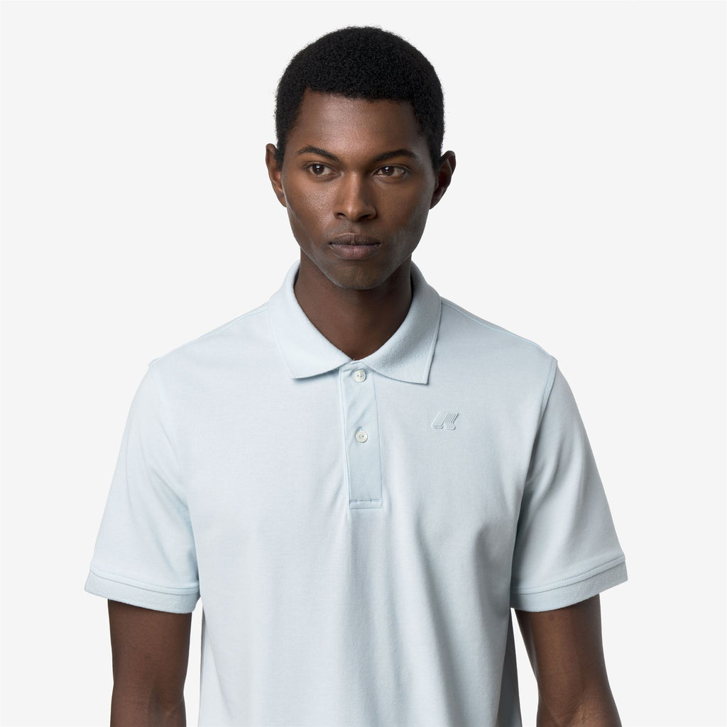 Polo Shirts_Man_AMEDEE SLIM PIQUE_Polo_Blue Ballad - Commercial 7