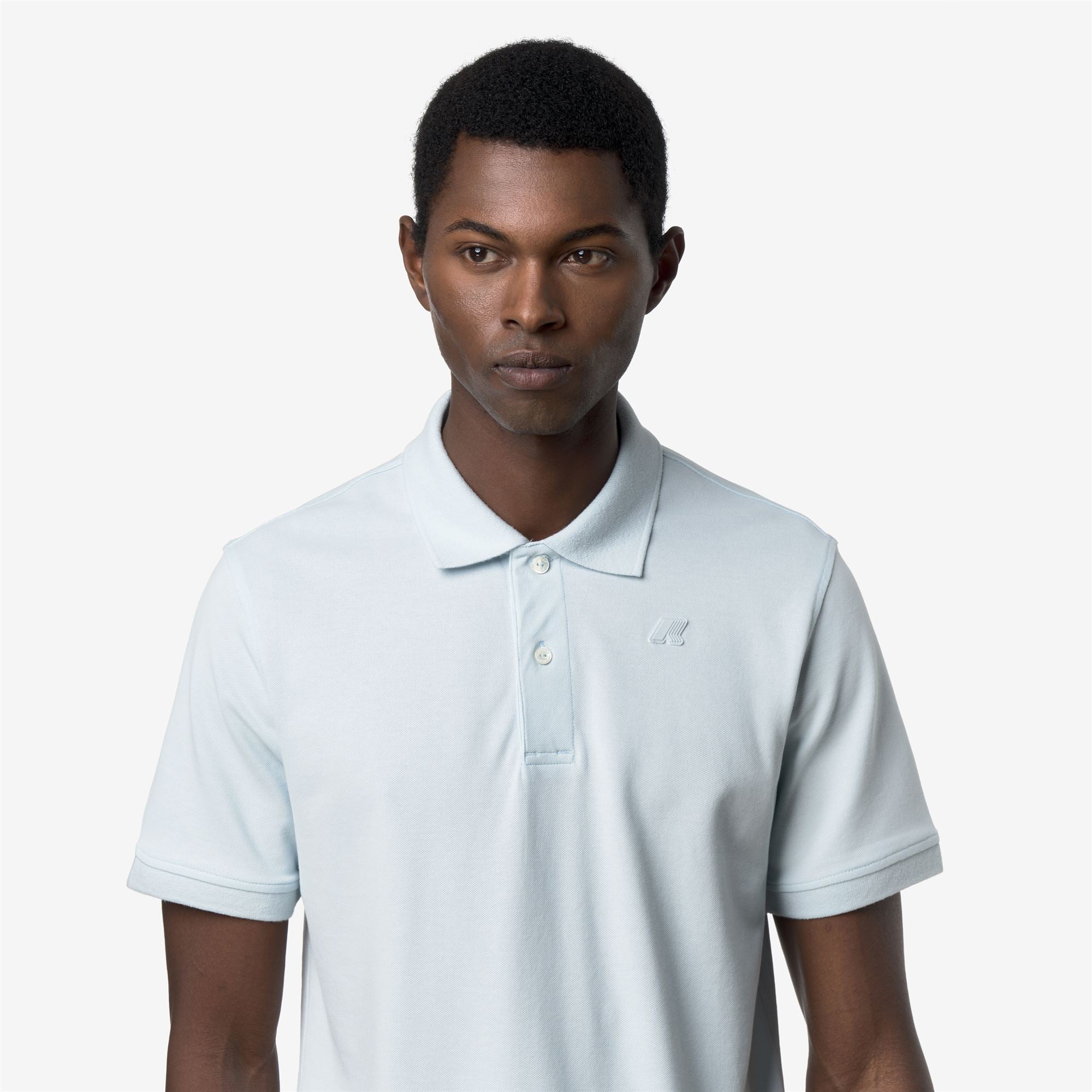 Polo Shirts_Man_AMEDEE SLIM PIQUE_Polo_Blue Ballad - Commercial 7
