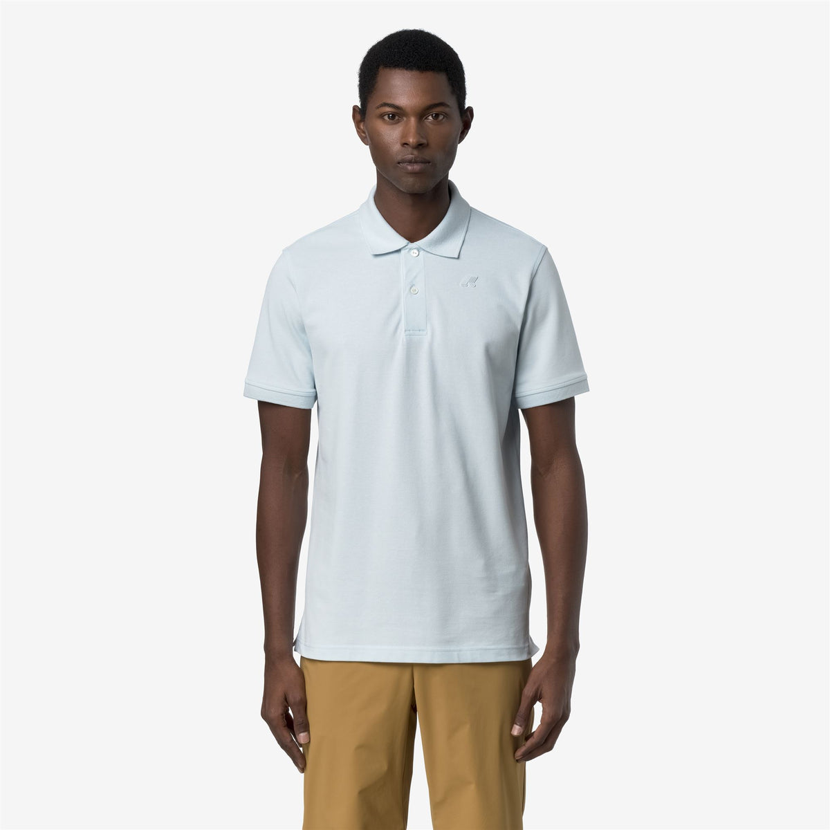 Polo Shirts_Man_AMEDEE SLIM PIQUE_Polo_Blue Ballad - Commercial 4