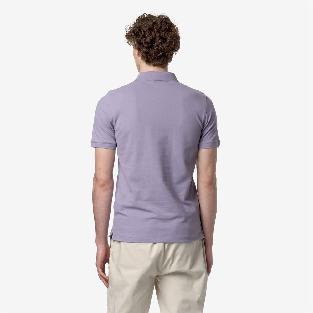 Violet Blue Men's Stretch Pique Polo Shirt for City Wear 02