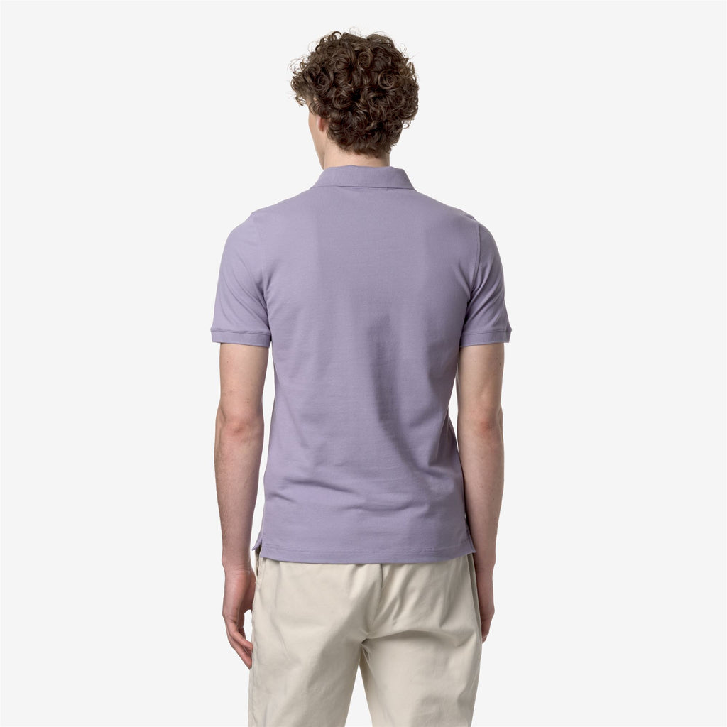 Polo Shirts_Man_AMEDEE SLIM PIQUE_Polo_Violet Glicine - Commercial 6