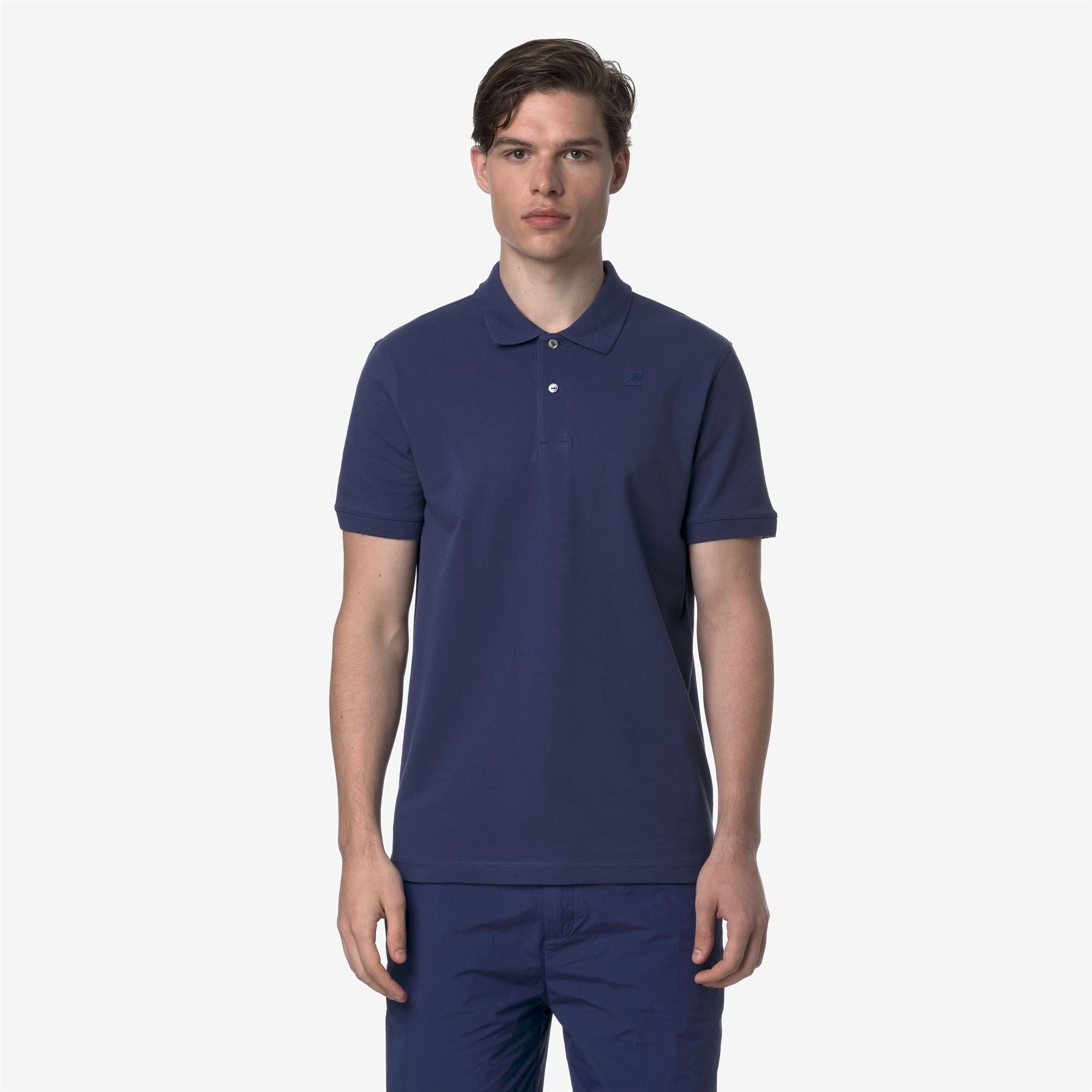 Polo Shirts_MAN_AMEDEE PIQUE_Polo_Blue Deep Cobalt - Commercial 4