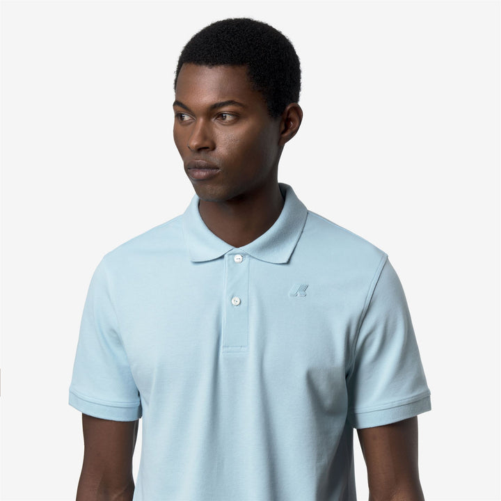 AMEDEE PIQUE SLIM Polo Shirt Polo Uomo Blue Dream 4