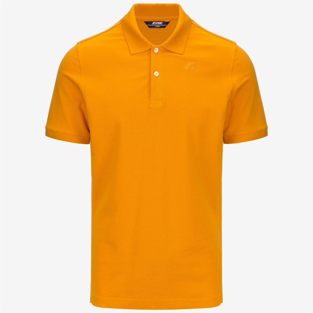 Polo Shirts_Man_AMEDEE SLIM PIQUE_Polo_Orange Md - Commercial 1