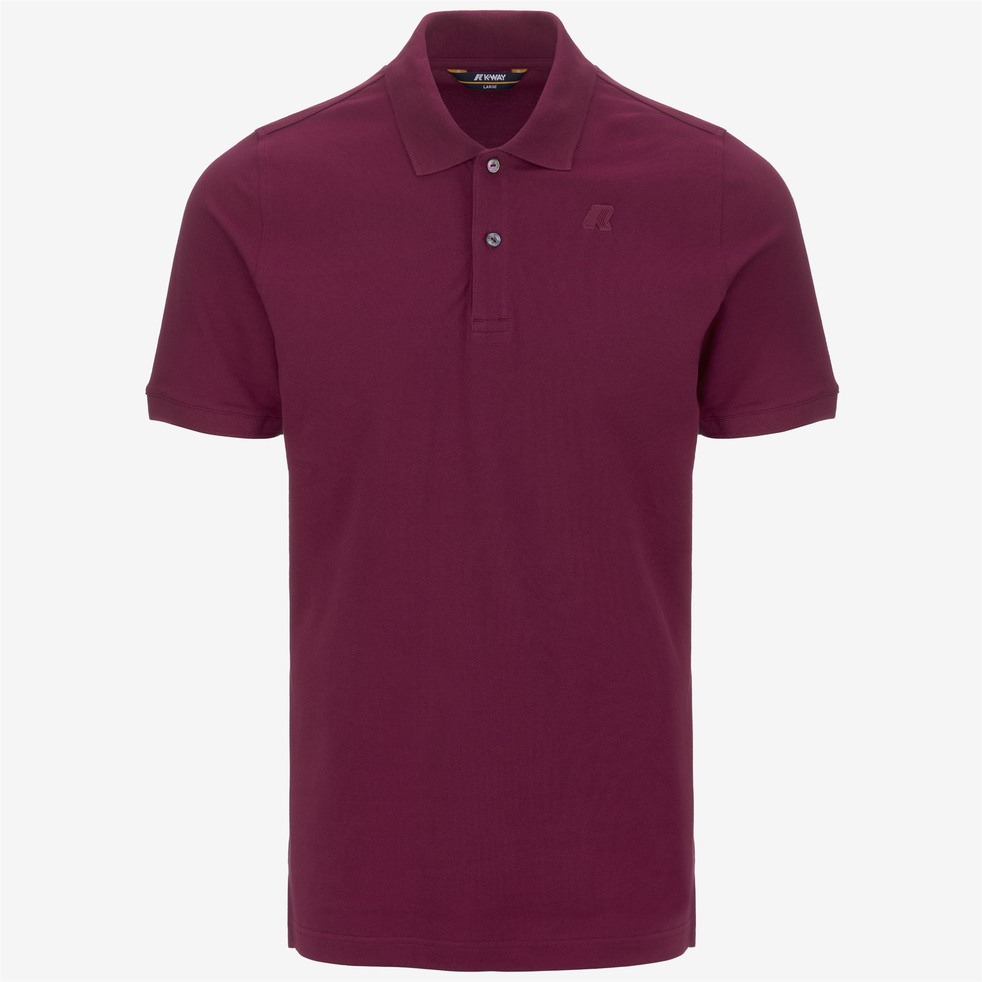 Polo Shirts_Man_AMEDEE SLIM PIQUE_Polo_Red Dk - Commercial 1