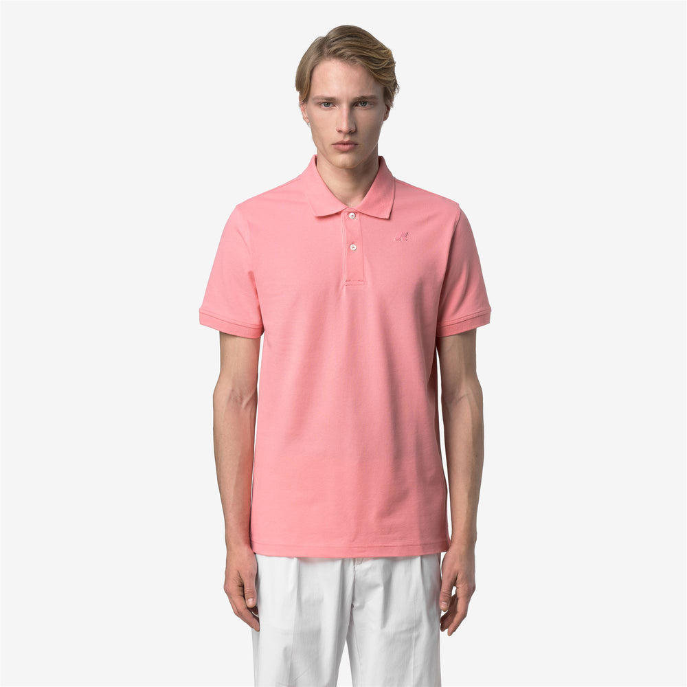AMEDEE PIQUE SLIM - Polo Shirts - Polo - Uomo - PINK GERANIUM 02