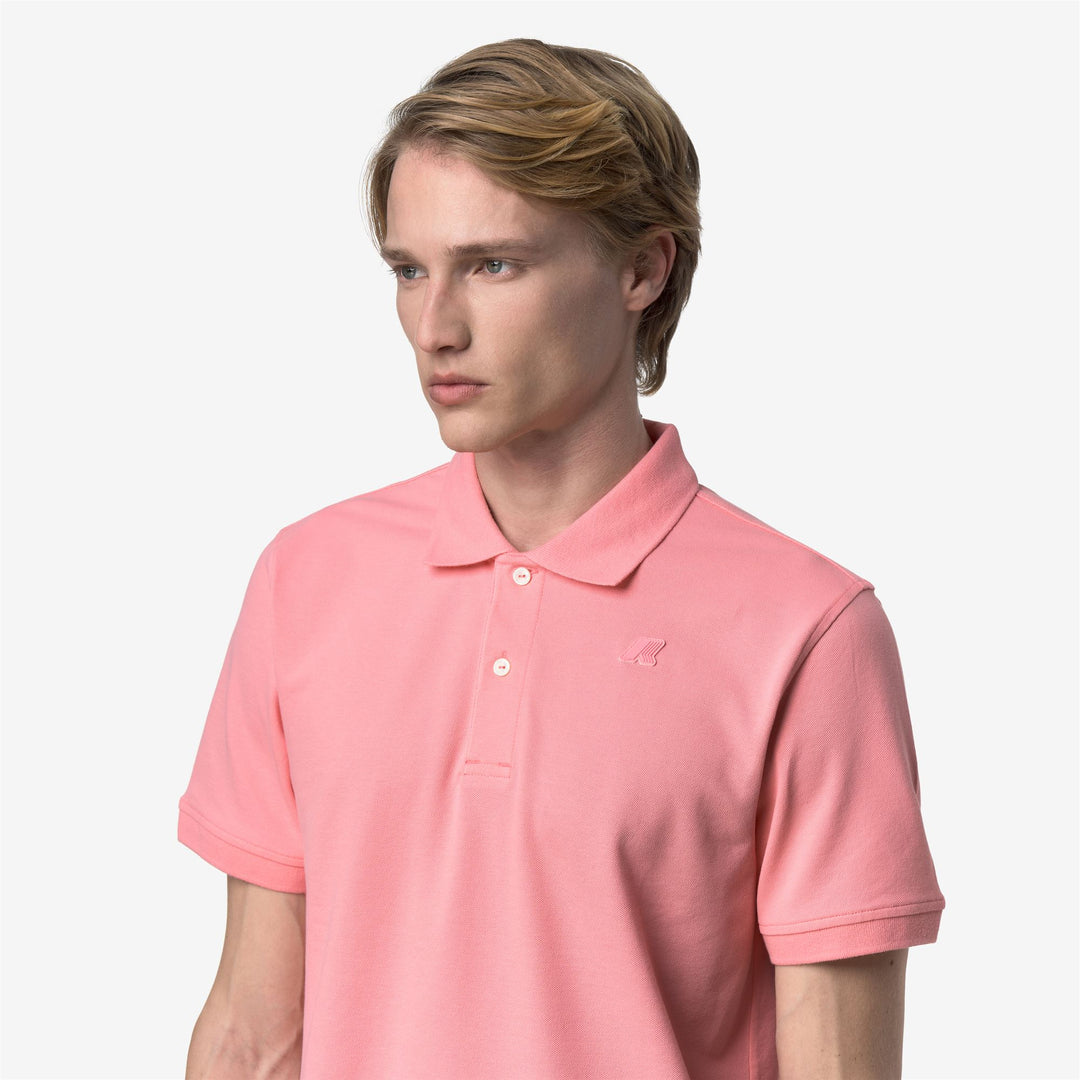 AMEDEE PIQUE SLIM - Polo Shirts - Polo - Man - PINK GERANIUM main