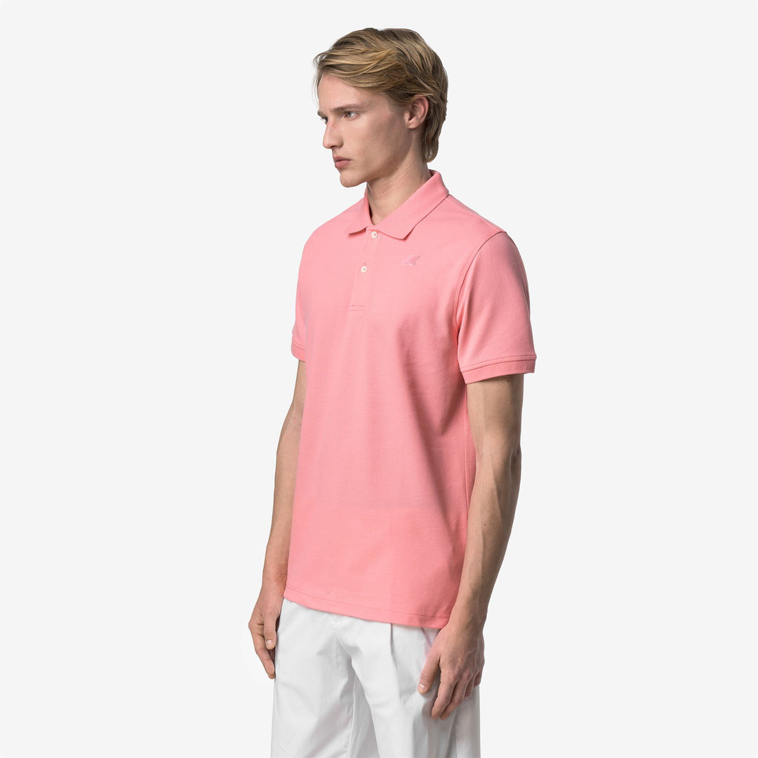 AMEDEE PIQUE SLIM - Polo Shirts - Polo - Man - PINK GERANIUM main