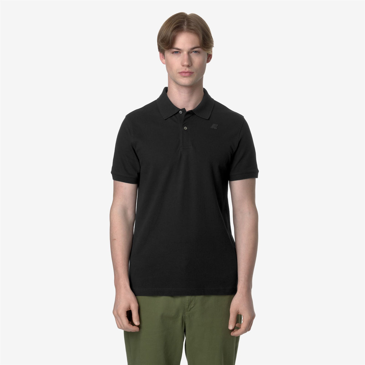 Polo Shirts_MAN_AMEDEE PIQUE_Polo_Black Pure - Commercial 4