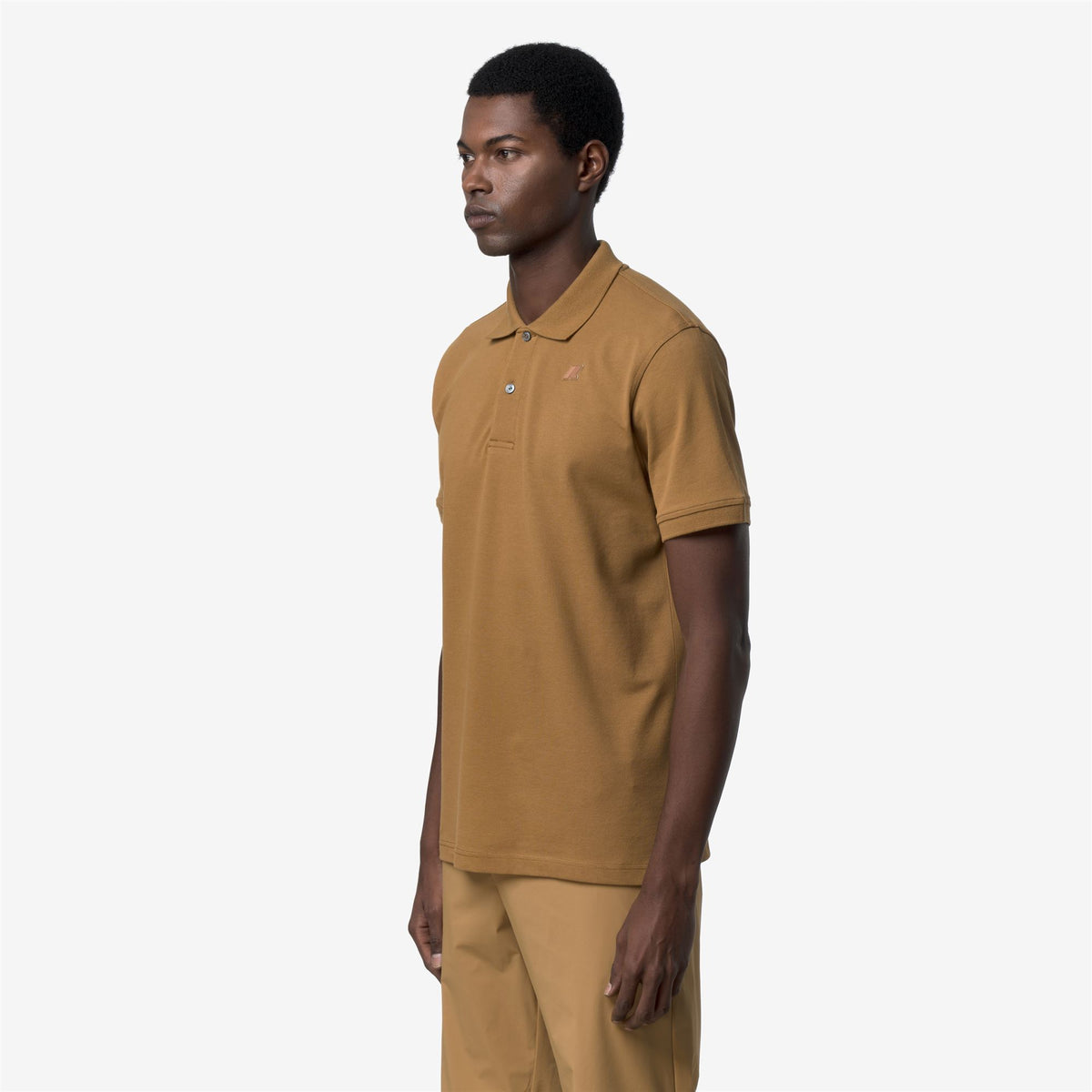 Polo Shirts_Man_AMEDEE SLIM PIQUE_Polo_Brown Bistre - Commercial 5