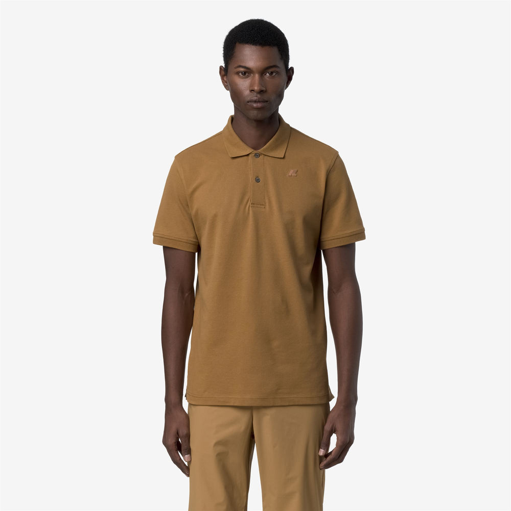 AMEDEE PIQUE SLIM - Polo Shirts - Polo - Uomo - BROWN BISTRE 02