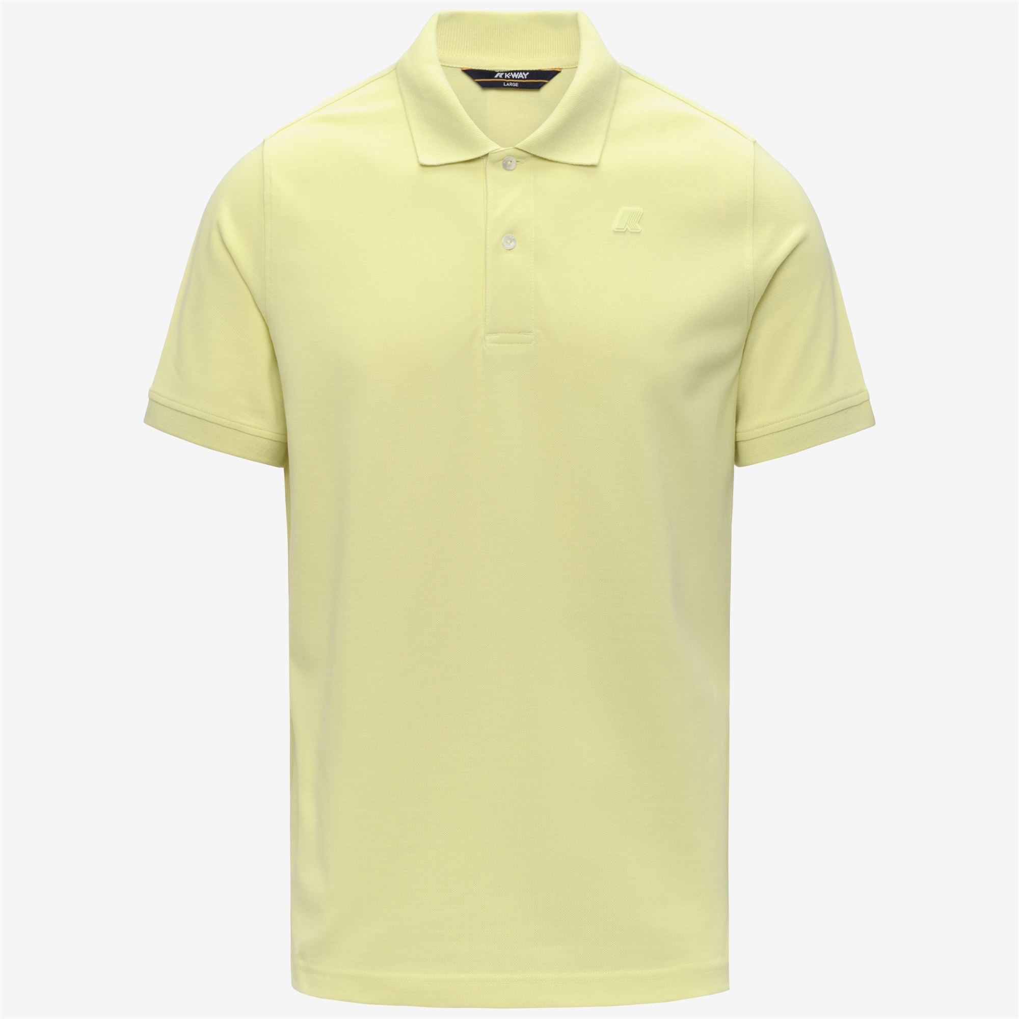 Polo Shirts_Man_AMEDEE SLIM PIQUE_Polo_Yellow Lime - Commercial 1