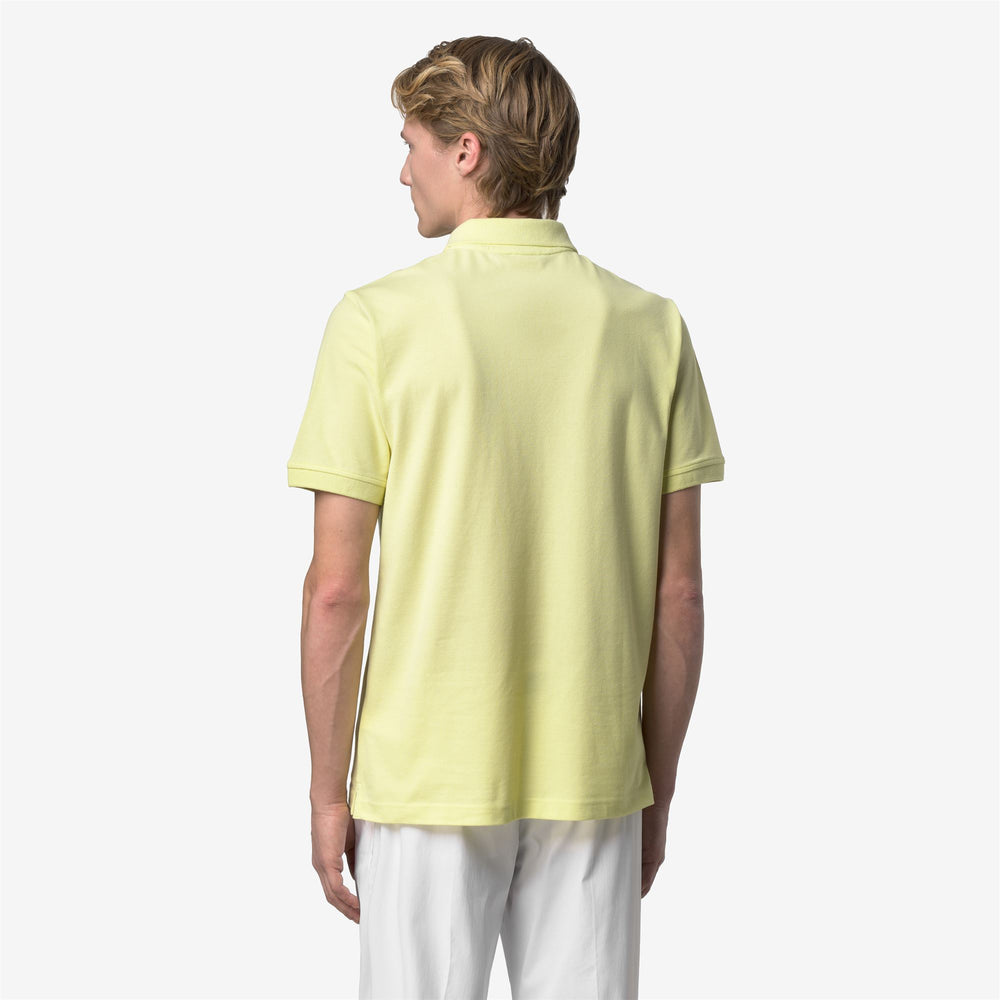 AMEDEE PIQUE SLIM Polo Shirts Polo Man Yellow Lime 02