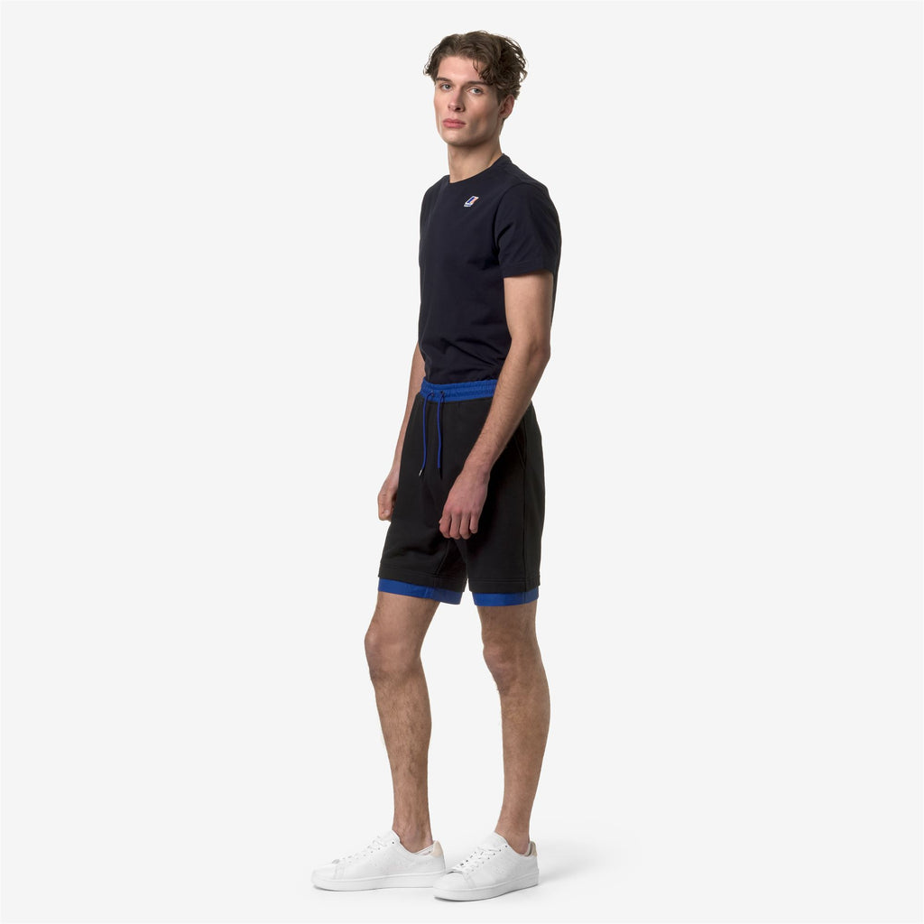 Shorts_Unisex_LE VRAI NESTOR NYLON PC_Sport Shorts_Black Pure - Blue Royal Marine - Commercial 5