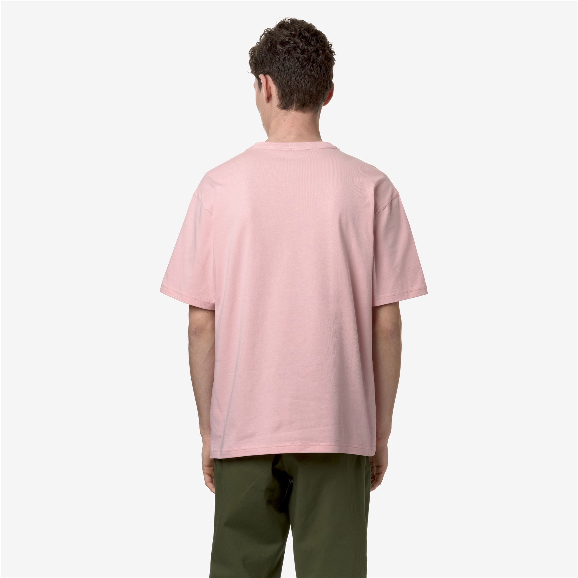 T-Shirts & Top_Man_FANTOME LETTERING - POCKET_T-Shirt_Pink Ash - Green Cypress - Commercial 6