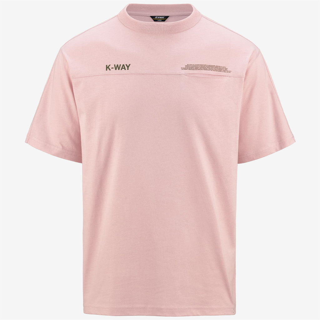 T-Shirts & Top_Man_FANTOME LETTERING - POCKET_T-Shirt_Pink Ash - Green Cypress - Commercial 1