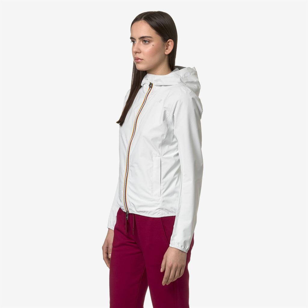 Jackets_WOMAN_LILY STRETCH DOT_Short_White - Commercial 5